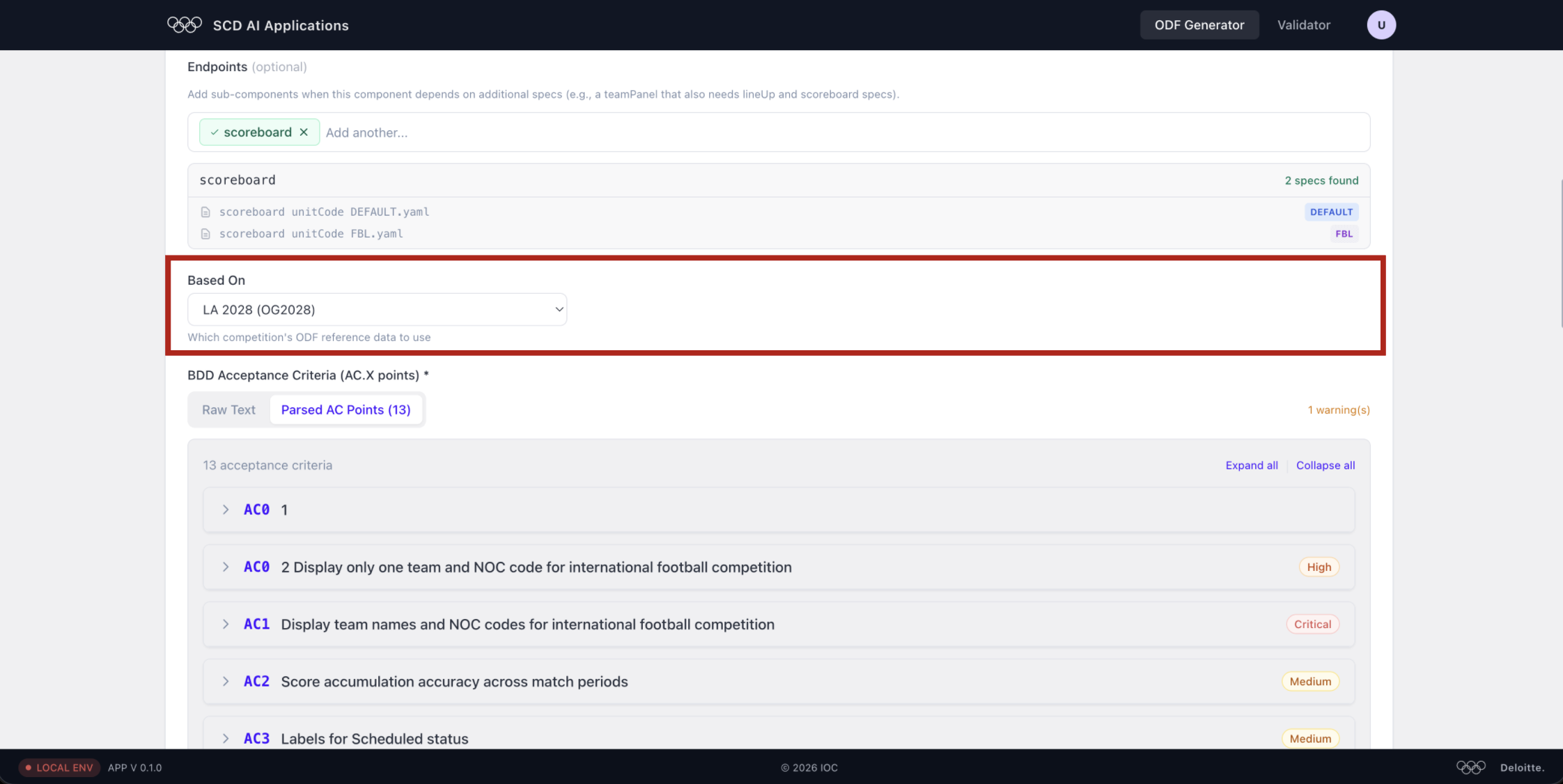 Based On dropdown highlighted